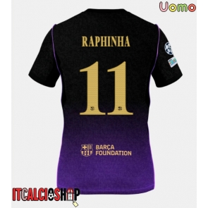 Barcelona Raphinha Belloli #11 Seconda Maglia 2026-27 Manica Corta